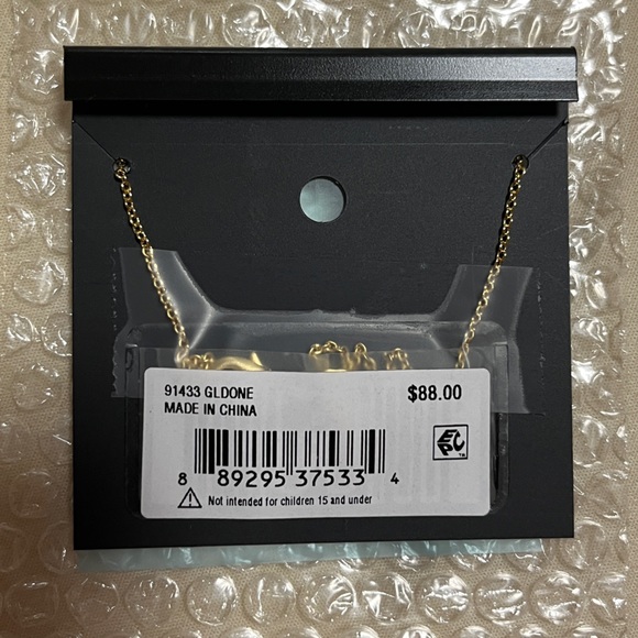 Coach Gold Pave Signature C Necklace - Picture 4 of 5